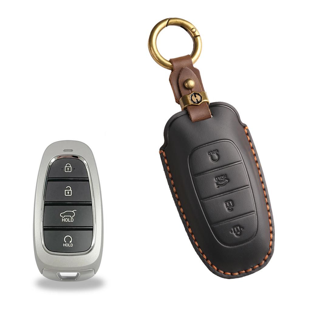 Car Key Case Suitable For Modern Car Key Case Staria/Sonata Sonata Leather Protective Case Buckle