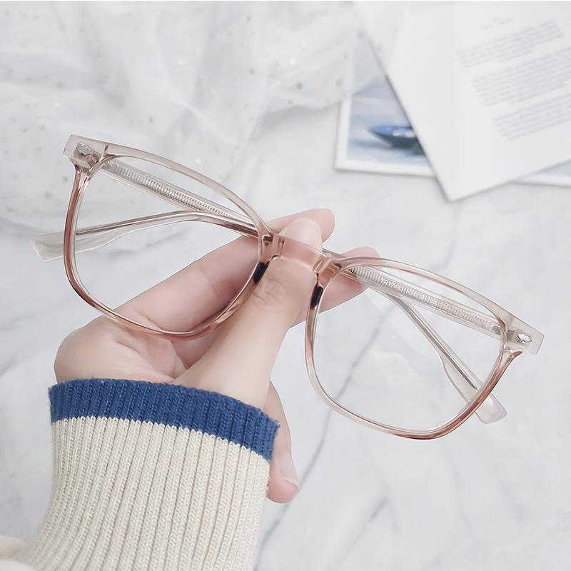 Ретро TR90 вставка анти-синий свет очки рисовый стиль ногтей женские простые очки оправа — фото 2