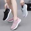 Women's Shoes Fly-woven Mesh Cloth Loafers Walking Shoes Casual Sports Shoes Versatile Mother Shoes