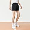 Li-Ning Quick-Dry Elastic Waist Mid-Rise Casual Shorts Unisex Shorts Black AAPU045-1