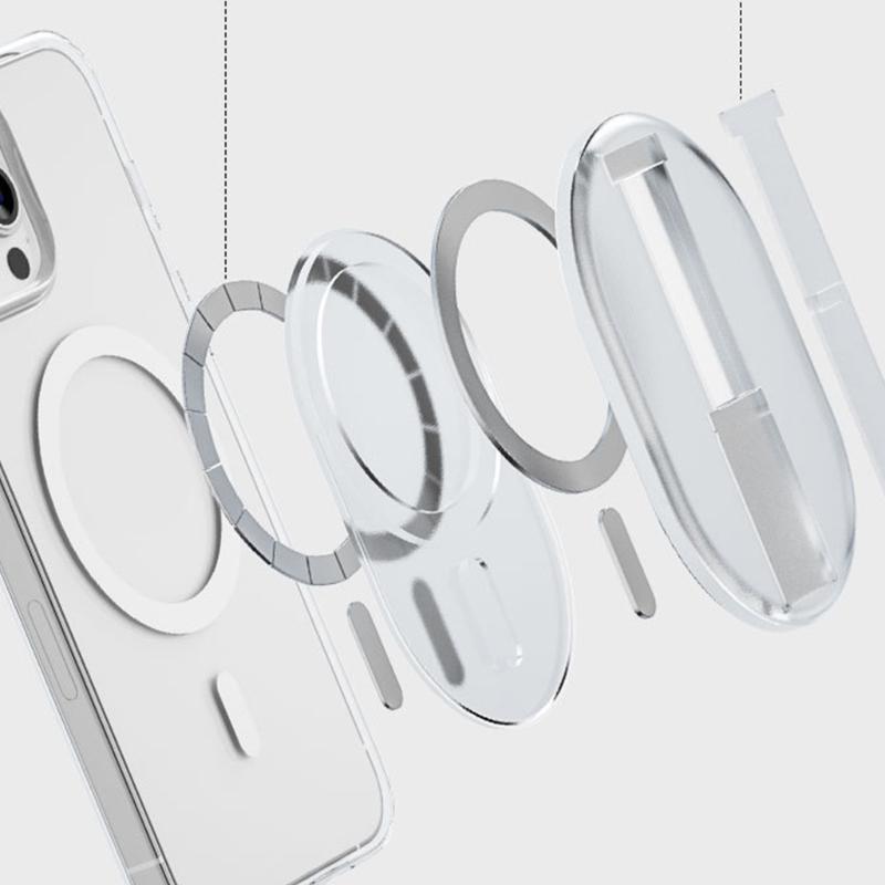 Universal Grip Stand for Phone 16 15 Magnetic Rings Holder Strap Portable Kickstand Finger Rings Grip Phone Back Stand