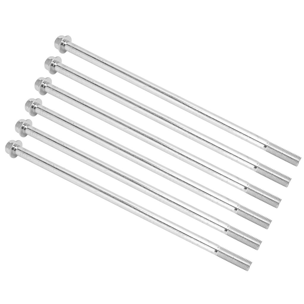 6 Stück Flanschschraube M10x260 Anlasser Motor Mitte Flanschschraube Benzin Generator Ersatzteile