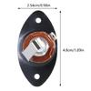 Electric Guitar Jack Output Jackplate Indented Curved Output Socket With Screws