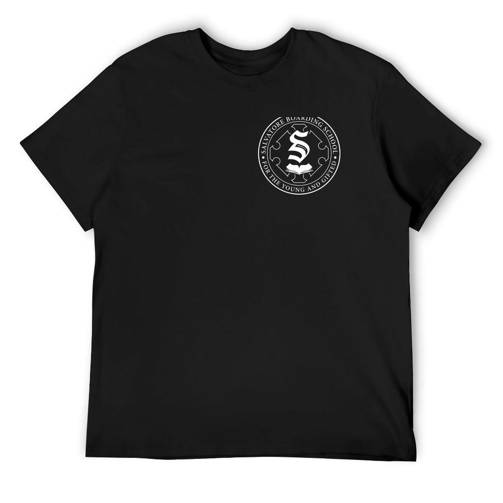 

Salvatore Boarding School Crest T-Shirt oversizeds plus size clothes custom shirt plain t shirts men 4XL