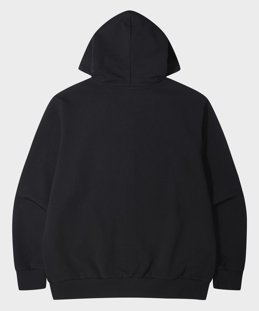 Jeep Jeep Big Logo 2-Way Oversized Zip-Up Hoodie (Jr5Tzu075Bk)