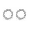 Simple Circles and Shattered Temperament Versatile Niche Light Luxury High-end Design Earrings
