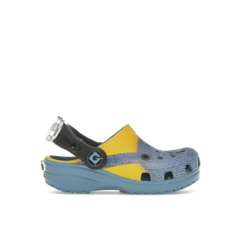Crocs Classic Clog Minions Toddler Black Multi 209496-001 24-25