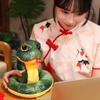Chinese New Year Zodiac Snake Plush Doll Fun Colorful Boa Constrictor Reptile Plush Toy Home Decor Gift for Girl Boy