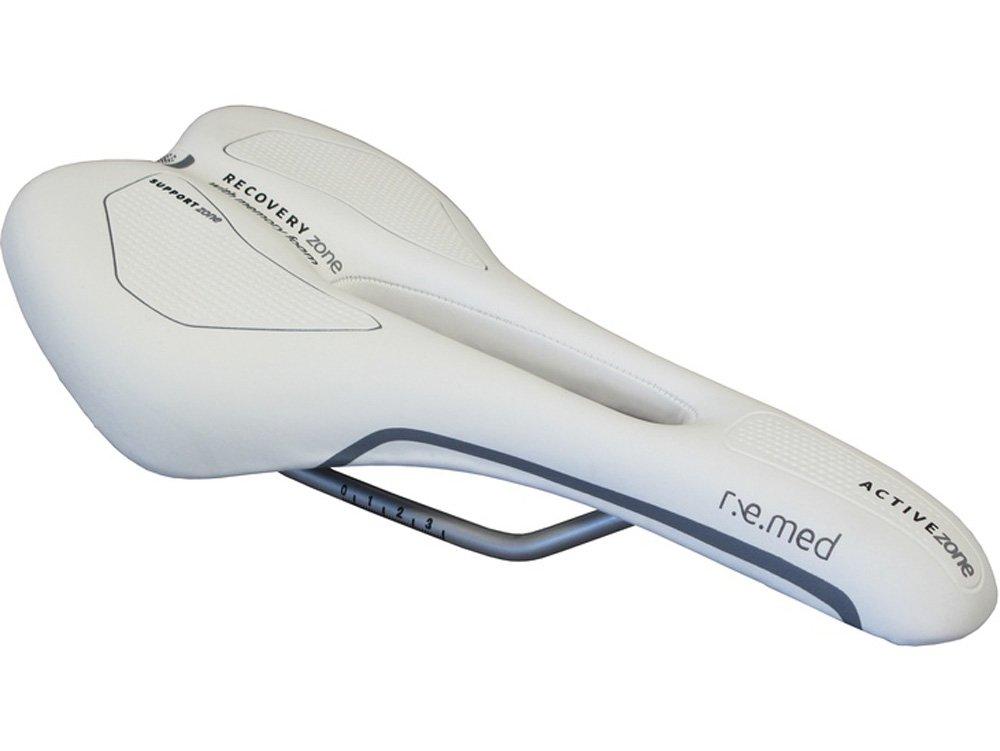 Велосипедное седло Selle Royal 2354HRMA10021 145 мм x 280 мм Длинное Белое/Серебристое,
