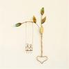 Rooted in Love Swing Sculpture Wall Decor Wall Hangings Metal Wall Art Couples on Swings Wall Hanging Decor for Home