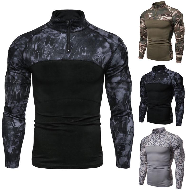 Youth Camouflage Stand-up Collar Tactical Combat Uniform
