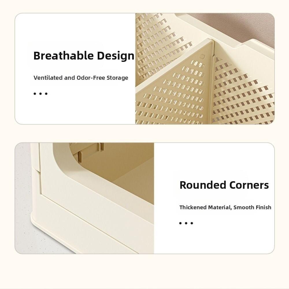 Portable Book Frame Multi-purpose Books Sorting Box Foldable Storage Basket Clothes