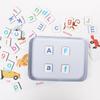 Wooden Magnetic Letters and Numbers Toys for Kids Fridge Magnets ABC Alphabet Word Flash Cards