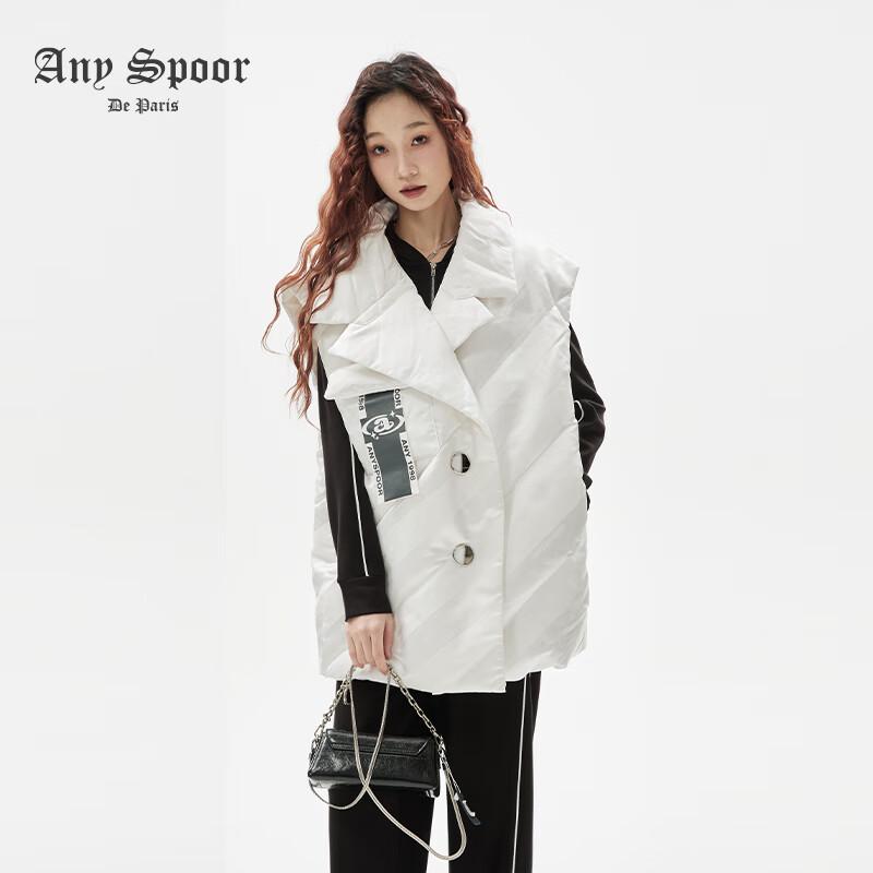 ANY SPOOR Women's Mid-Length Down Vest