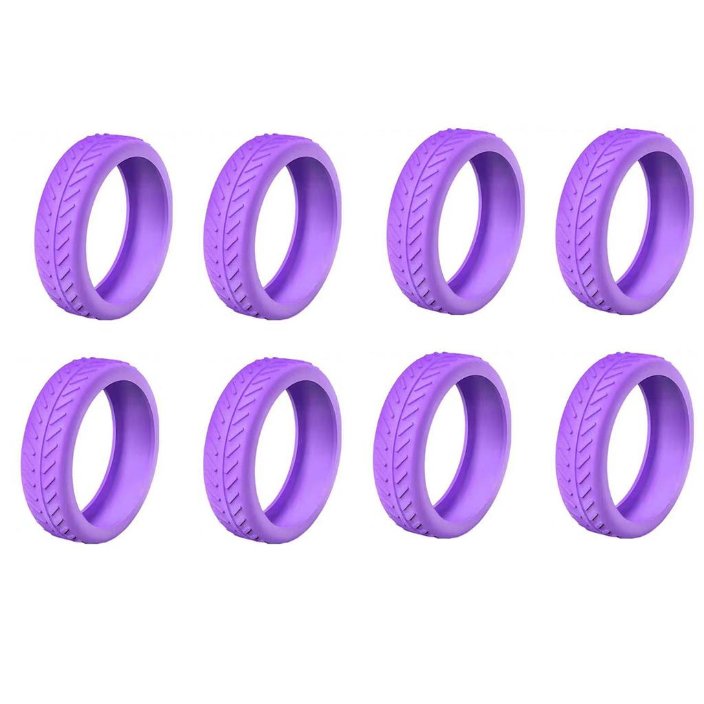 1/4/8pcs Fashionable Silicone Caster Cover Durable Mutes Noise Reduction Wheel Scratche-Proof Cover For 8-Spinner Wheels Luggage