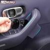 LINNUNU 2PCS Car Door Side Storage Box Front Rear Door Handle Armrest Tray Organizer for Leapmotor C10 C16 2025 2024 Accessories