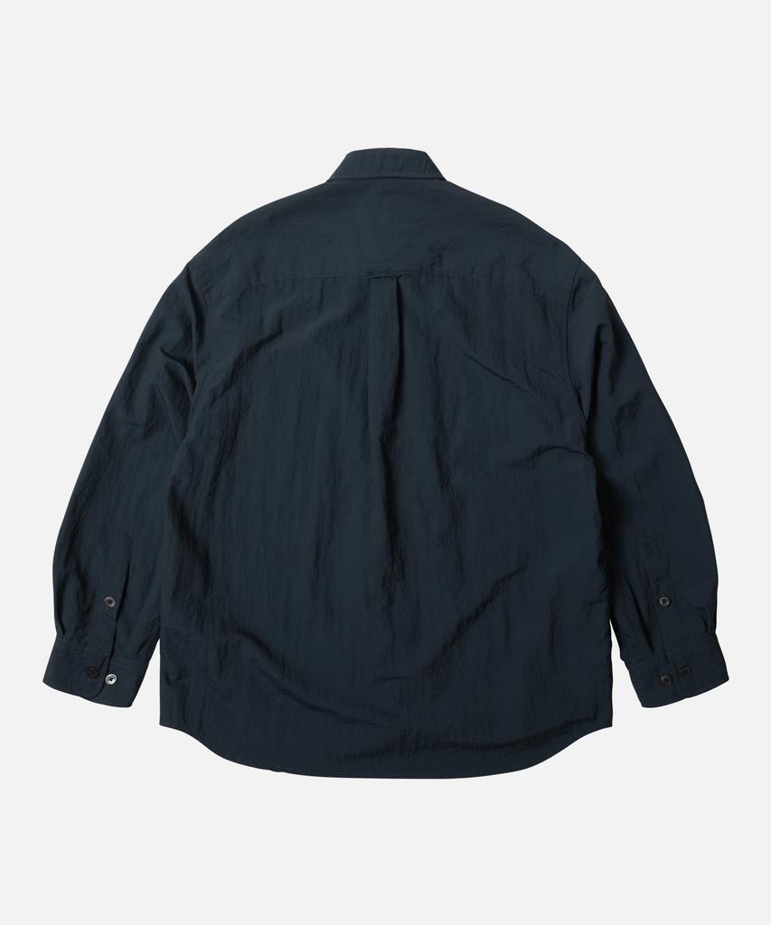 FRIZMWORKS Nylon Rayon Relaxed Shirt _ Navy
