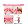 Hula Hoop Fitness - HKESTLD - Taille Réglable - 24 Noeuds - Boule de Poids - Rose