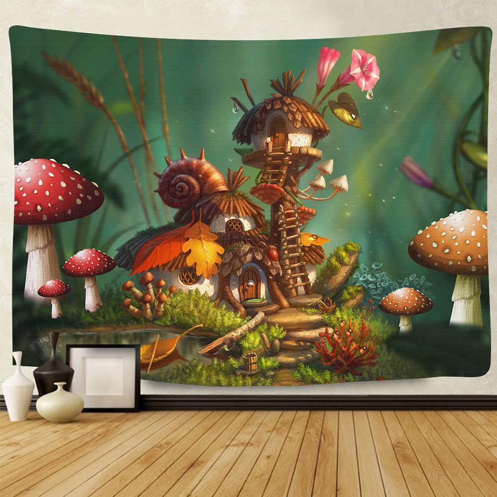 Barevné květinové rostlina tisk gobelín růže umění vzor gobelín domácí ložnice dekorativní gobelín