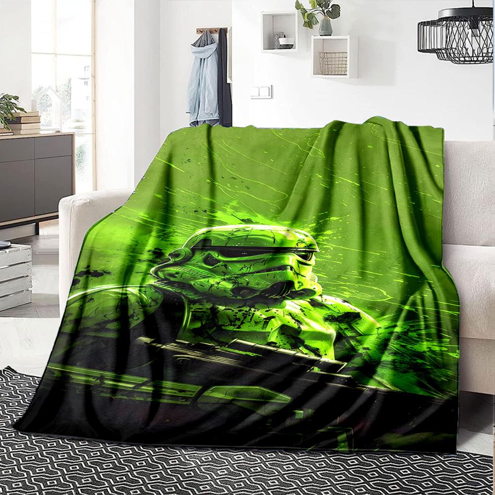 Star Wars Blanket Comfortable Perfect for Bedding Chair Office Four Seasons Multipurpose Digital Print Best Holiday Gift for Friends Family
