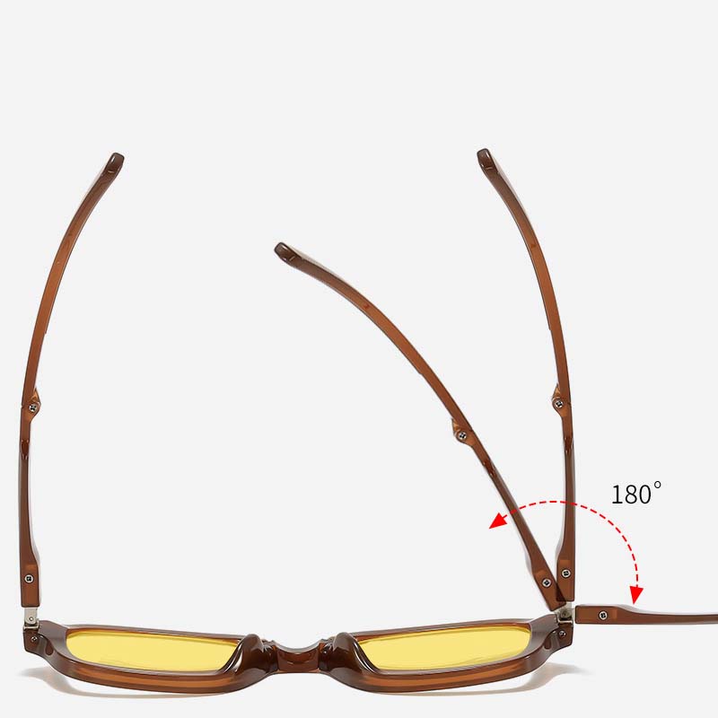 Night Vision Glasses for Driving with Box Anti-Glare Goggle Shades Men Women Foldable Aquare Anit Blue Light Computer Glasses