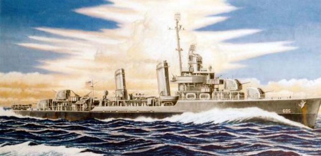 

US Navy Destroyer Caldwell W66 Pit-Road 1/700