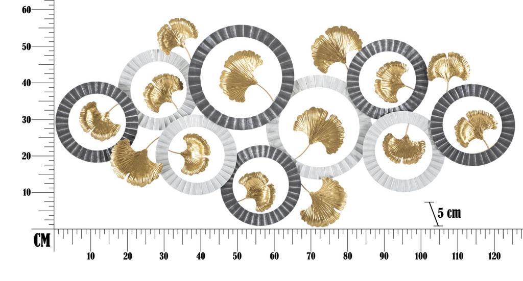 Železný nástěnný panel Arty -A- Cm 126X5X58