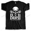 Katoenen T-shirt Unisex Ronde Hals Tops Zomer Unisexs T-shirt Drop Shipping Buell Amerikaans Grotere Maat Homme Streetwear Zwart T-shirt