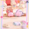 Conjunto de 3 Adesivos Decorativos 3D de Bumbum Squishy Bumbum Brilhante para Meninas, Materiais para Artesanato Squishy para Crianças e Adultos, Adesivos de 6 Peças, Adesivos, DIY, Recompensa,