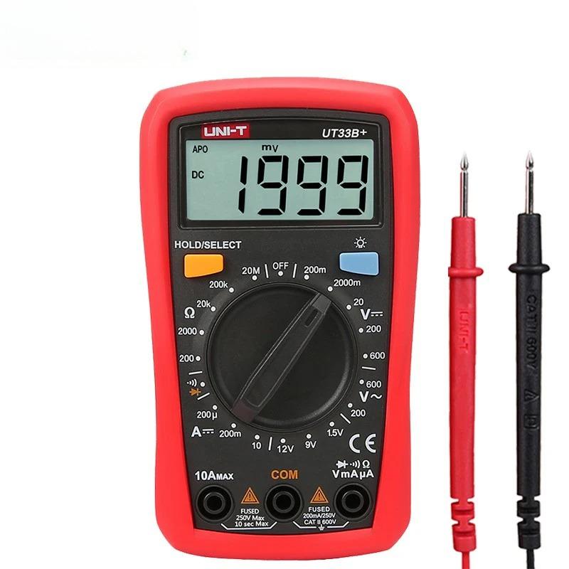 UT33A UT33B UT33C UT33D Plus Pocket Multimeter Digital Ammeter Voltmeter Professional Resistance Measure Multi Meter Tools