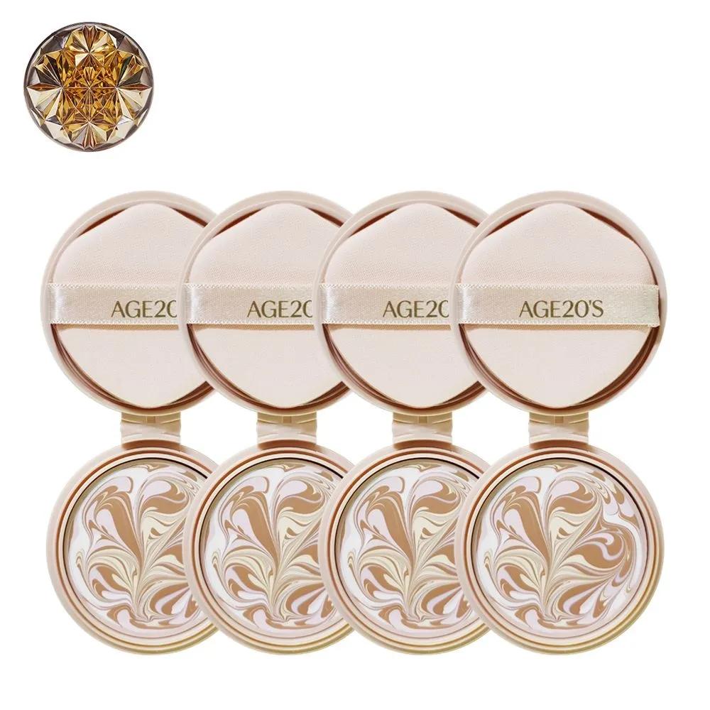 AGE20s Pact Essence Cover Pact Royal Gold Edition 4 Refills Royal Gold No. 21