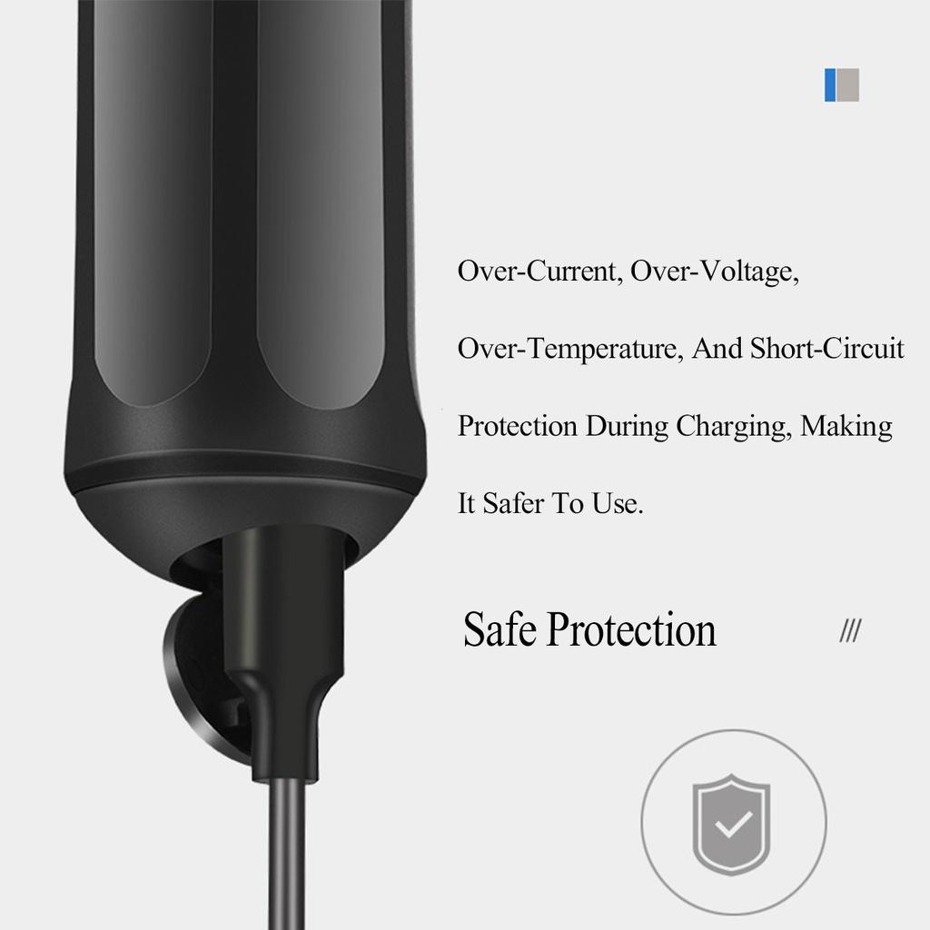 Mini Electric Screwdriver Set USB Rechargeable Cordless Electric Screwdriver Handle Drill with 36+1 Bit Set  DC 3.6V