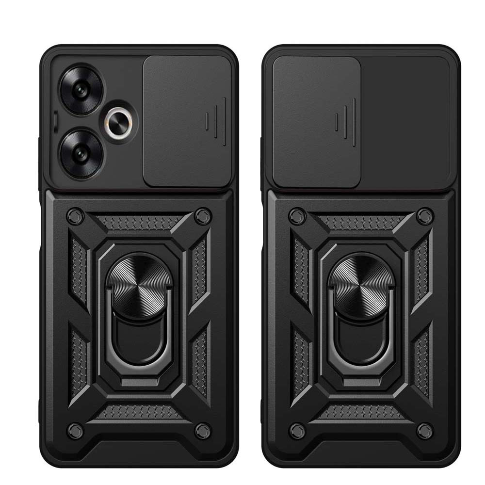 Obrněný ochranný kryt pro Redmi 13C 12C 10C 9C 11A 10A 9A s magnetickým prstenovým stojánkem pouzdro na telefon ochrana fotoaparátu