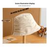 1pc Corduroy Bucket Hat,Korean Style Versatile Hat for Women, Retro Elegant Beret Cap That Flatters Beach Tralve Outfit Women
