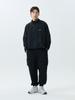 Jamie West Nylon Detachable Double-Zip Windbreaker (Black)