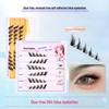Natural D64 Cluster False Eyelashes – Self-Adhesive, No Glue Needed