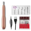 Aluminum Alloy Nail Polishers Nail Remover USB Electric Sanding Pen Remove Nail Polish Grinder