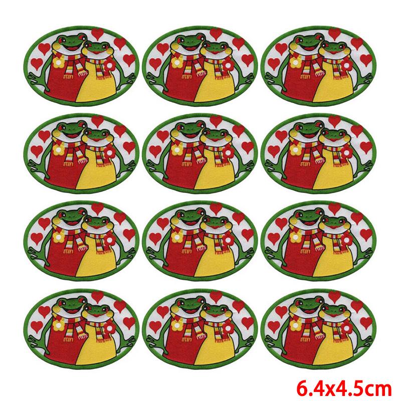 10 Pcs/lot Wholesale Embroidery Patch Iron On Patches For Clothing Patches On Clothes Jackets Decor Applique Sew Supplies