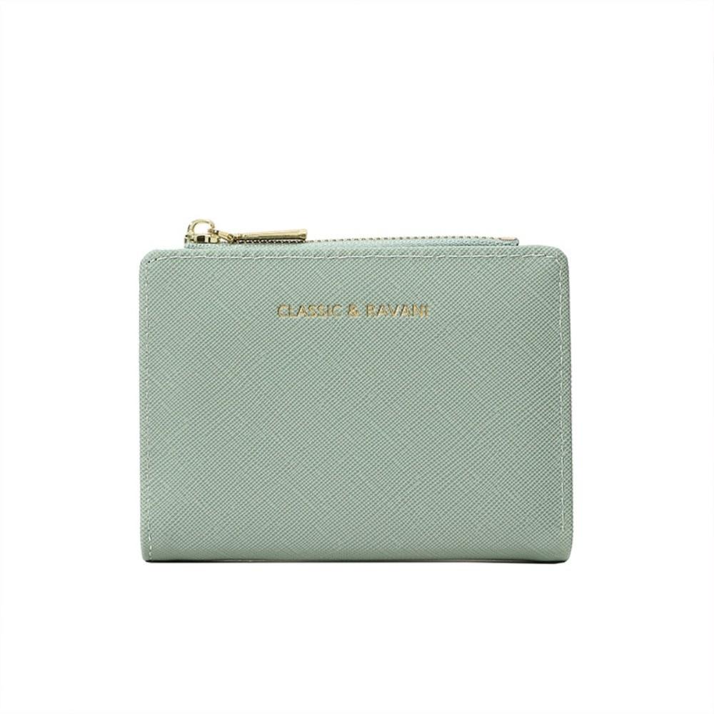 Card Pocket PU Coin Purse Coin Pouch Short Wallet Elegant Card Holders Clutch  Lady Gift