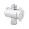 ABS 3-Way Shower Head Diverter Valve Connector Adapter Home Bathroom Accessory