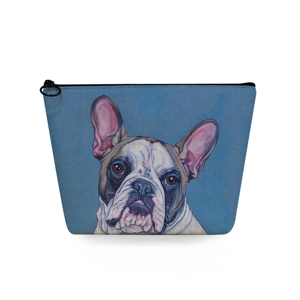 Women Dog Print Cosmetic Bag Toiletries Organize Travel Storage Case 6733 KTB