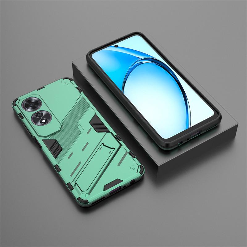 For OPPO A60 Case For OPPO A60 4G Cover Luxury Armor PC Bumper Shockproof TPU Silicone Protective Phone Back Cover For OPPO A60