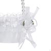 Elegant Satin Flower Basket for Wedding Ceremony