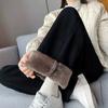 Autumn Winter Wide Leg Pants Women Autumn Plush Pants Women Extra Thick Lamb Fleece Warm Straight Korean Pants Joggers Women