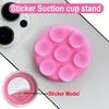 Grippopso Silicone Suction Cup Wall Stand Cellphone Holder Mount Tok Socket Suction Mobile Phone Case Holder Phone Accessorie