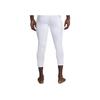Nike Pro Hypercool Letter Waistband Basketball Training Three-Quarter Compression Pants Men bottoms White 891835-100