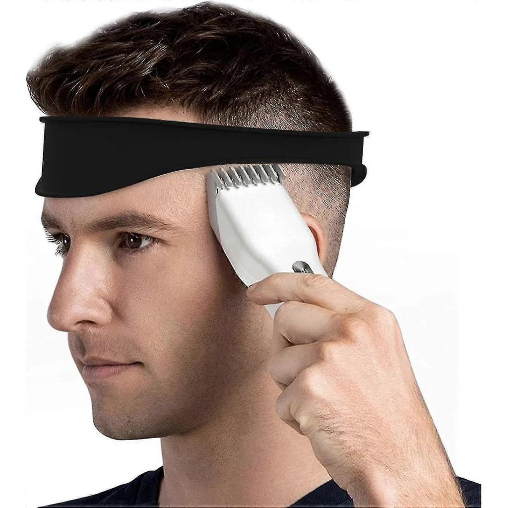 Diy Home Curved Silicone Hair Cutting Band Neckline Shaving Template And Hair Trimming Guide Hair Cutting Tools - PR