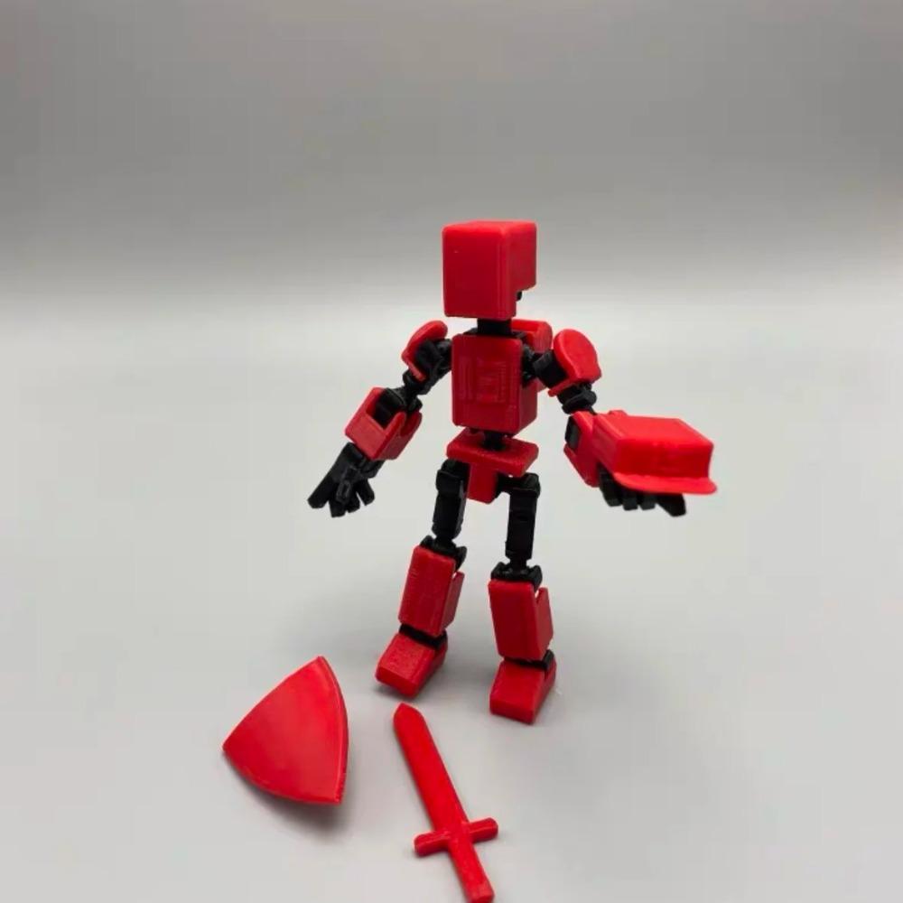 Multi-Jointed Movable Shapeshift Robot Lucky 13 Figure Toys 3D Printed Mannequin Dummy Figure Kids Adults Parent-children Game