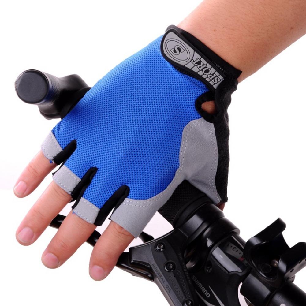 Outdoor Sports Cycling Gloves Half Finger Thin Non-slip Wear-resistant Breathable Mountain Bike Sports Half Finger Gloves