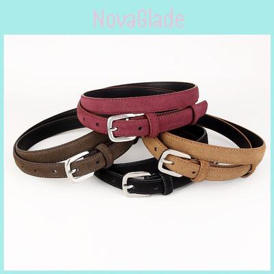 Minimalistische Leren Riem Voor Dames Met Gesp Voor Casual En Kantoor Kleding